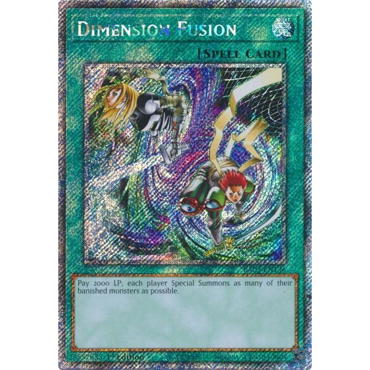 Image for Dimension Fusion (Platinum Secret Rare) (RA03-EN136) - YuGiOh