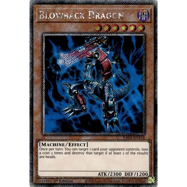 Image for Blowback Dragon (Platinum Secret Rare) (RA03-EN138) - YuGiOh