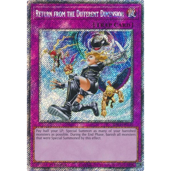 Image for Return from the Different Dimension (Platinum Secret Rare) (RA03-EN140) - YuGiOh