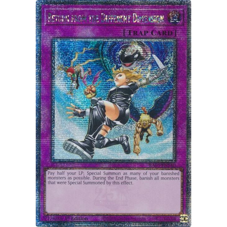 Image for Return from the Different Dimension (Quarter Century Secret Rare) (RA03-EN140) - YuGiOh