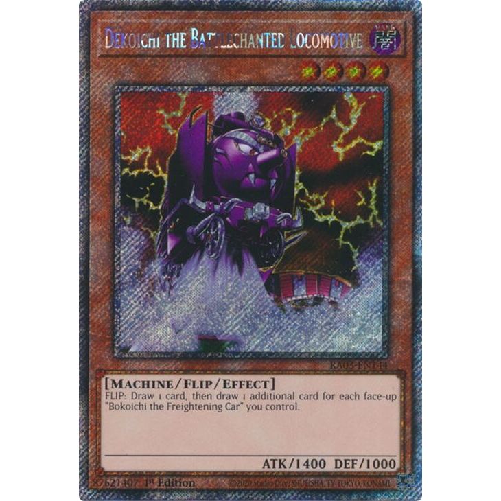 Image for Dekoichi the Battlechanted Locomotive (Platinum Secret Rare) (RA03-EN144) - YuGiOh