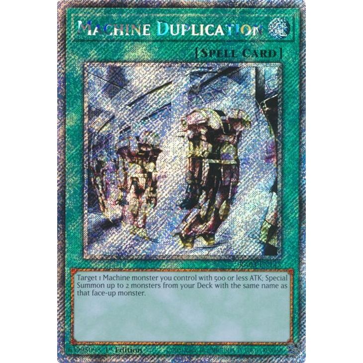 Image for Machine Duplication (Platinum Secret Rare) (RA03-EN145) - YuGiOh