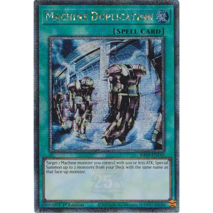 Image for Machine Duplication (Quarter Century Secret Rare) (RA03-EN145) - YuGiOh