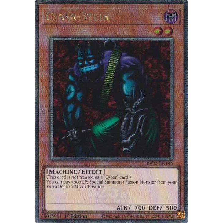 Image for Cyber-Stein (Quarter Century Secret Rare) (RA03-EN146) - YuGiOh