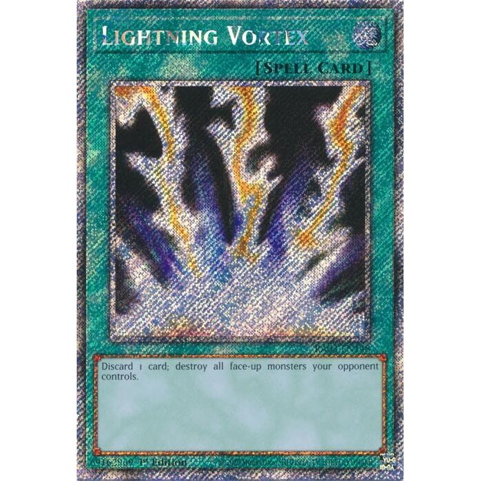 Image for Lightning Vortex (Platinum Secret Rare) (RA03-EN148) - YuGiOh