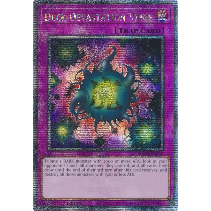 Image for Deck Devastation Virus (Quarter Century Secret Rare) (RA03-EN150) - YuGiOh