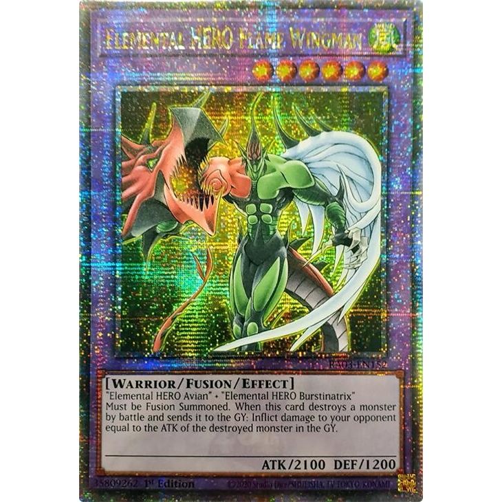 Image for Elemental HERO Flame Wingman (Quarter Century Secret Rare) (RA03-EN152) - YuGiOh