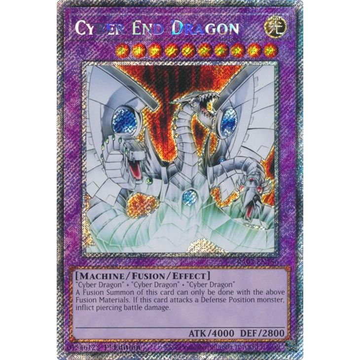 Image for Cyber End Dragon (Platinum Secret Rare) (RA03-EN156) - YuGiOh