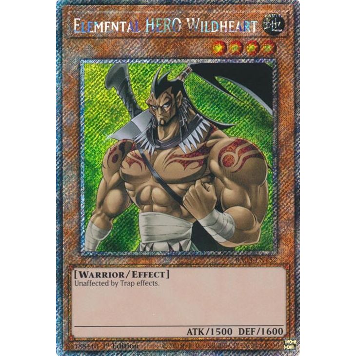 Image for Elemental HERO Wildheart (Platinum Secret Rare) (RA03-EN157) - YuGiOh