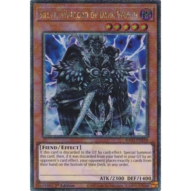 Image for Sillva, Warlord of Dark World (Quarter Century Secret Rare) (RA03-EN158) - YuGiOh