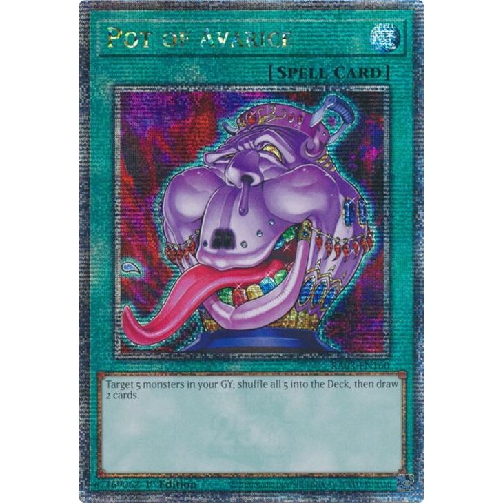 Image for Pot of Avarice (Quarter Century Secret Rare) (RA03-EN160) - YuGiOh