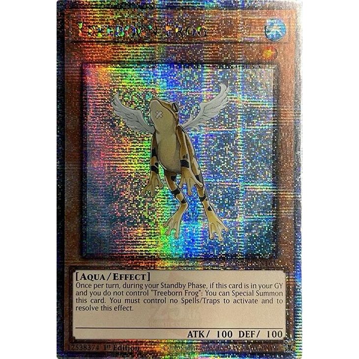 Image for Treeborn Frog (Quarter Century Secret Rare) (RA03-EN161) - YuGiOh