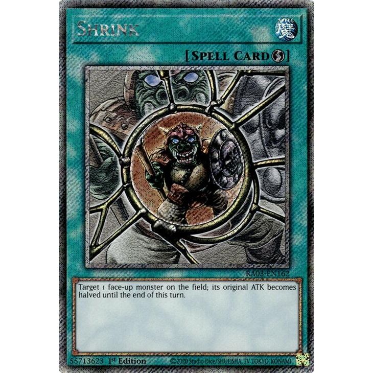 Image for Shrink (Platinum Secret Rare) (RA03-EN162) - YuGiOh