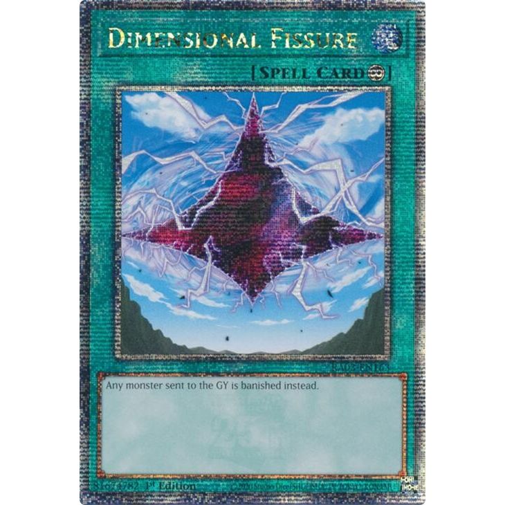 Image for Dimensional Fissure (Quarter Century Secret Rare) (RA03-EN163) - YuGiOh