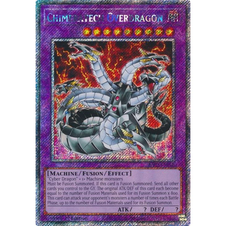 Image for Chimeratech Overdragon (Platinum Secret Rare) (RA03-EN166) - YuGiOh
