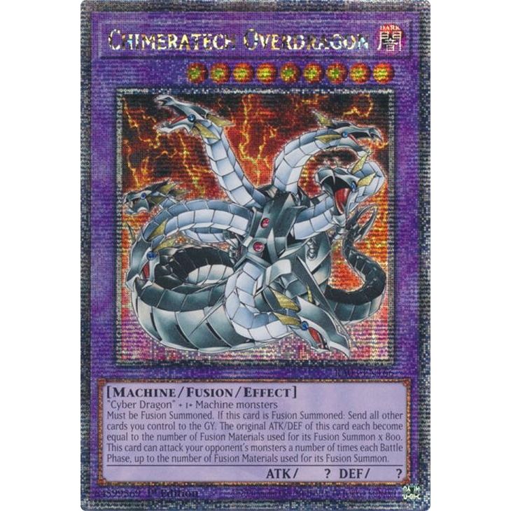 Image for Chimeratech Overdragon (Quarter Century Secret Rare) (RA03-EN166) - YuGiOh