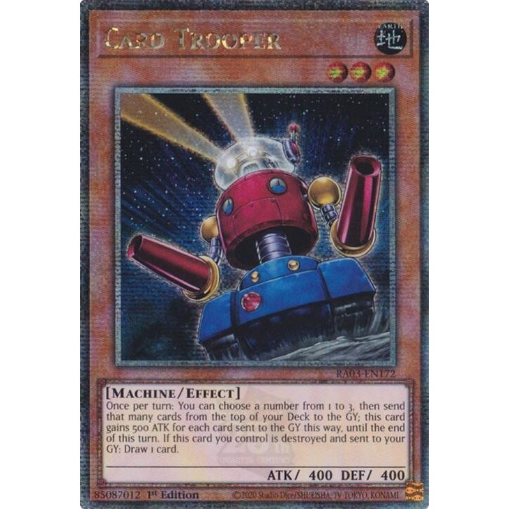 Image for Card Trooper (Quarter Century Secret Rare) (RA03-EN172) - YuGiOh