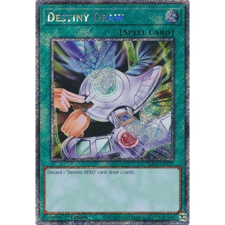 Image for Destiny Draw (Platinum Secret Rare) (RA03-EN173) - YuGiOh