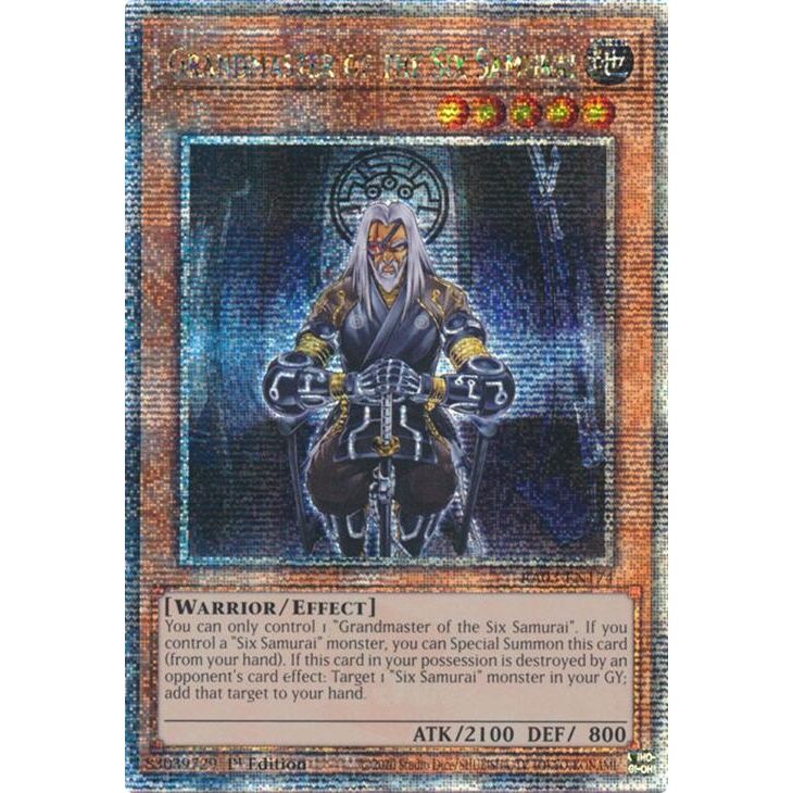Image for Grandmaster of the Six Samurai (Quarter Century Secret Rare) (RA03-EN174) - YuGiOh