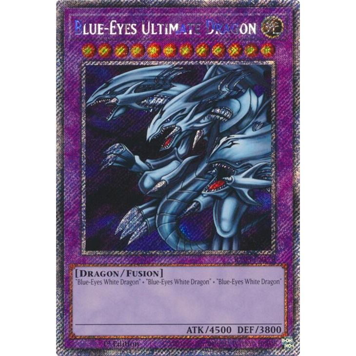 Image for Blue-Eyes Ultimate Dragon (Platinum Secret Rare) (RA03-EN178) - YuGiOh