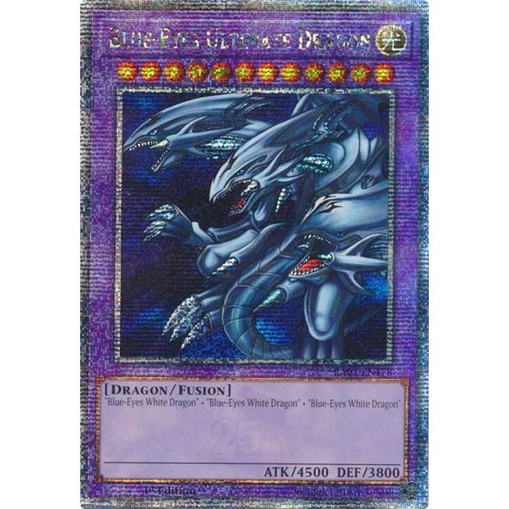 Image for Blue-Eyes Ultimate Dragon (Quarter Century Secret Rare) (RA03-EN178) - YuGiOh