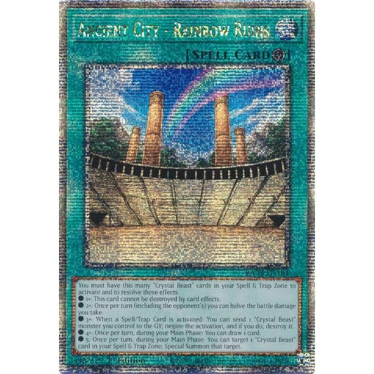 Image for Ancient City - Rainbow Ruins (Quarter Century Secret Rare) (RA03-EN181) - YuGiOh