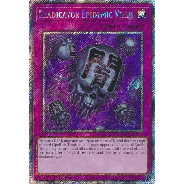 Image for Eradicator Epidemic Virus (Platinum Secret Rare) (RA03-EN183) - YuGiOh