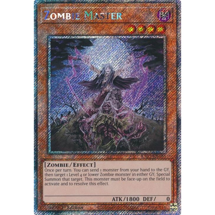 Image for Zombie Master (Platinum Secret Rare) (RA03-EN185) - YuGiOh