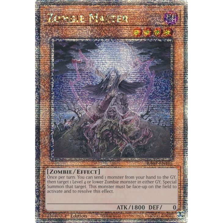 Image for Zombie Master (Quarter Century Secret Rare) (RA03-EN185) - YuGiOh