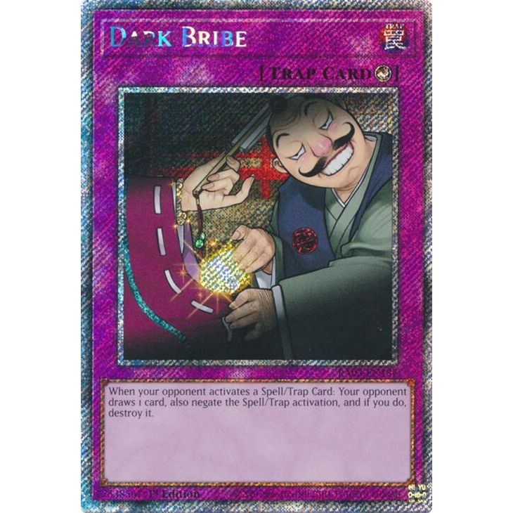 Image for Dark Bribe (Platinum Secret Rare) (RA03-EN187) - YuGiOh