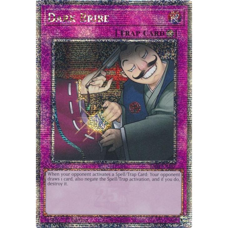 Image for Dark Bribe (Quarter Century Secret Rare) (RA03-EN187) - YuGiOh