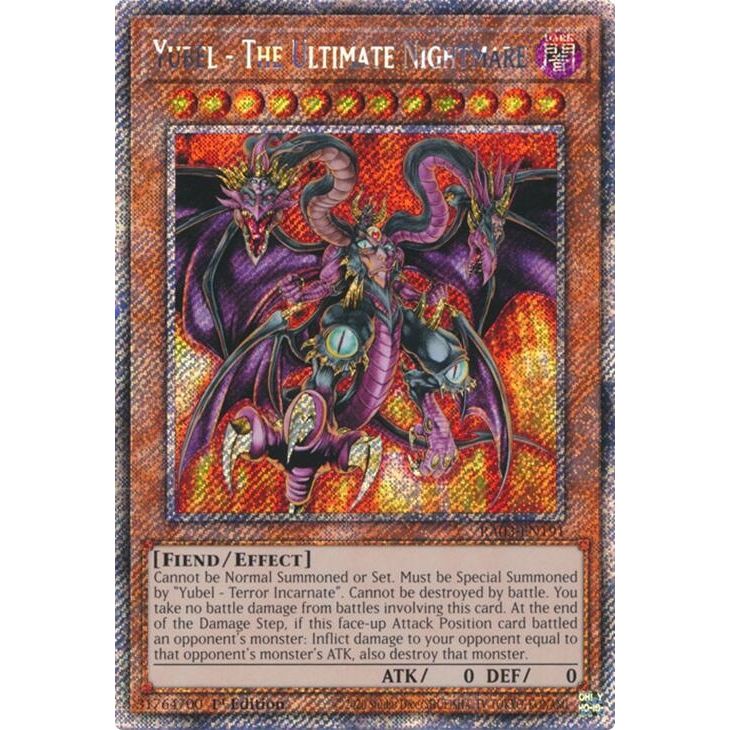 Image for Yubel - The Ultimate Nightmare (Platinum Secret Rare) (RA03-EN191) - YuGiOh