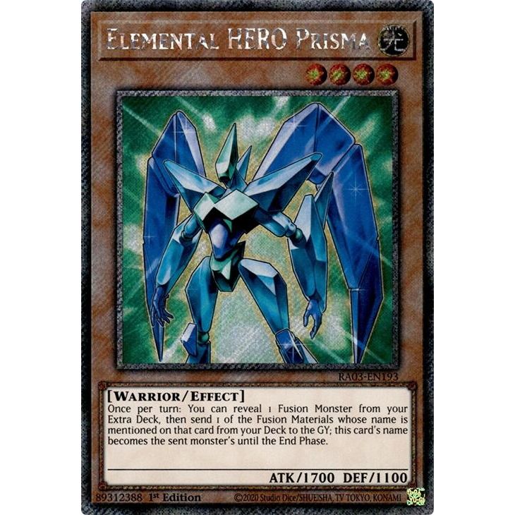 Image for Elemental HERO Prisma (Platinum Secret Rare) (RA03-EN193) - YuGiOh