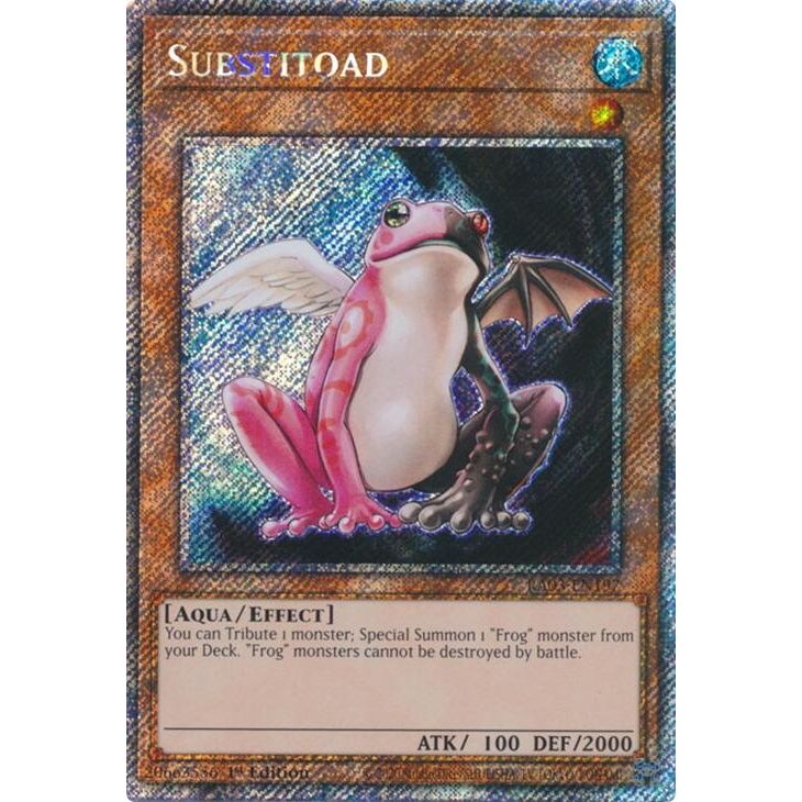 Image for Substitoad (Platinum Secret Rare) (RA03-EN197) - YuGiOh