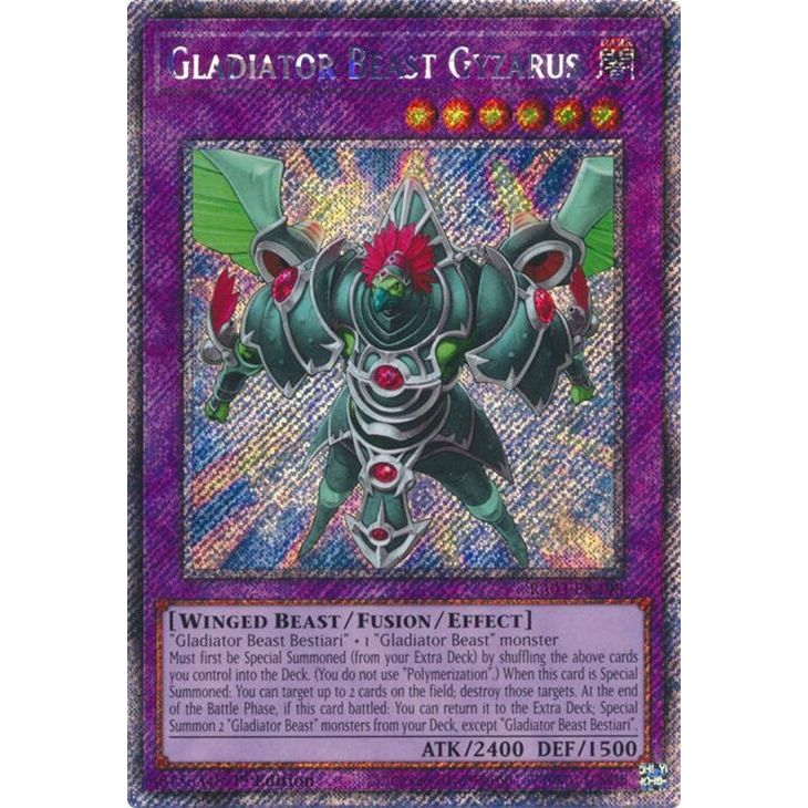 Image for Gladiator Beast Gyzarus (Platinum Secret Rare) (RA03-EN198) - YuGiOh