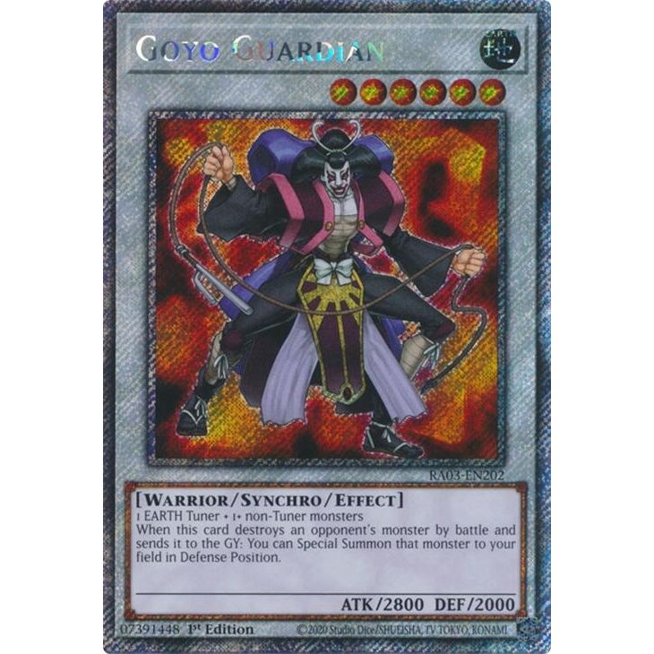 Image for Goyo Guardian (Platinum Secret Rare) (RA03-EN202) - YuGiOh