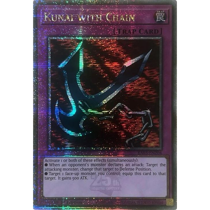 Image for Kunai with Chain (Quarter Century Secret Rare) (RA03-EN204) - YuGiOh