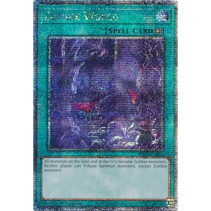 Image for Zombie World (Quarter Century Secret Rare) (RA03-EN205) - YuGiOh
