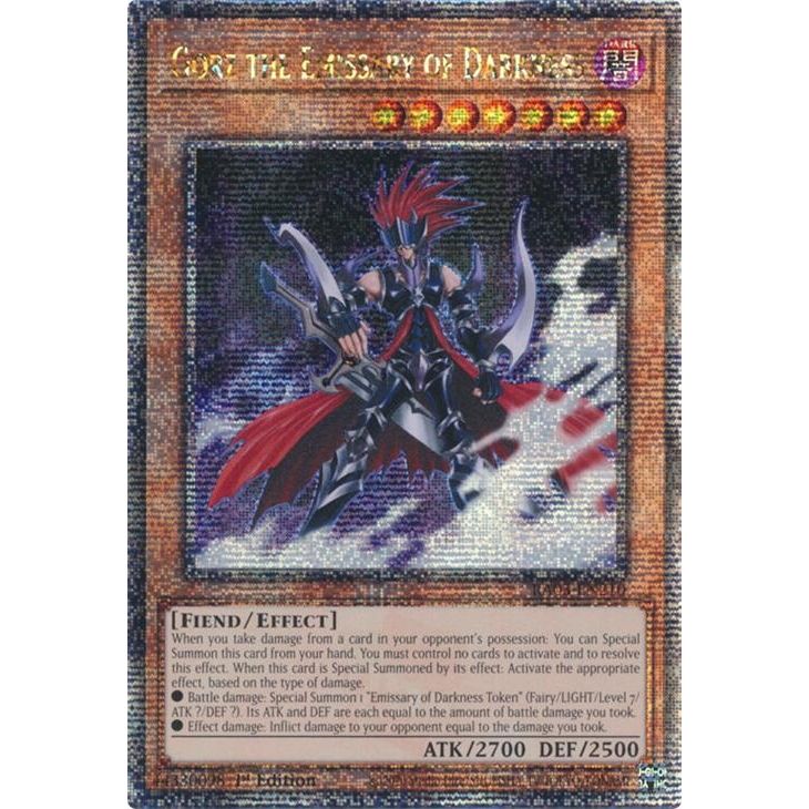 Image for Gorz the Emissary of Darkness (Quarter Century Secret Rare) (RA03-EN210) - YuGiOh