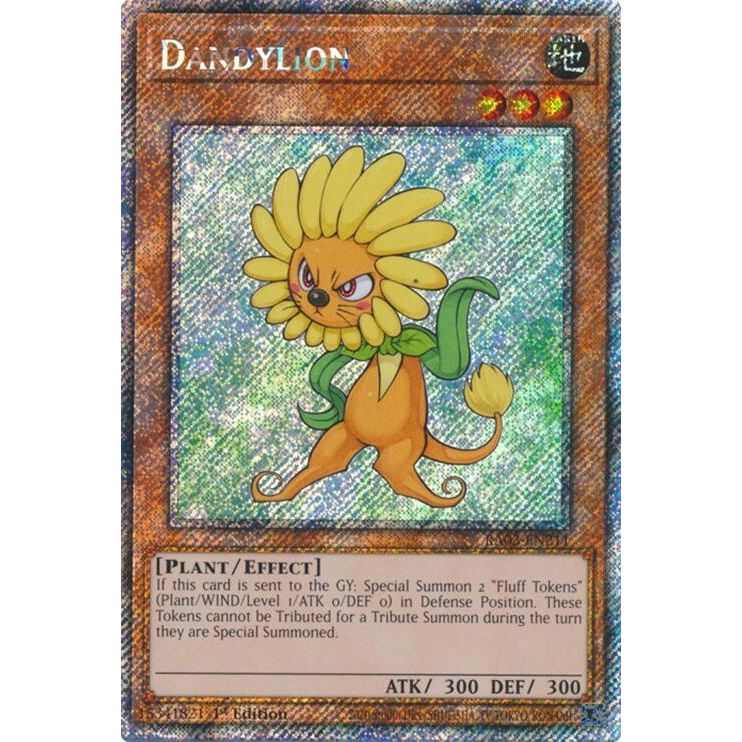 Image for Dandylion (Platinum Secret Rare) (RA03-EN211) - YuGiOh