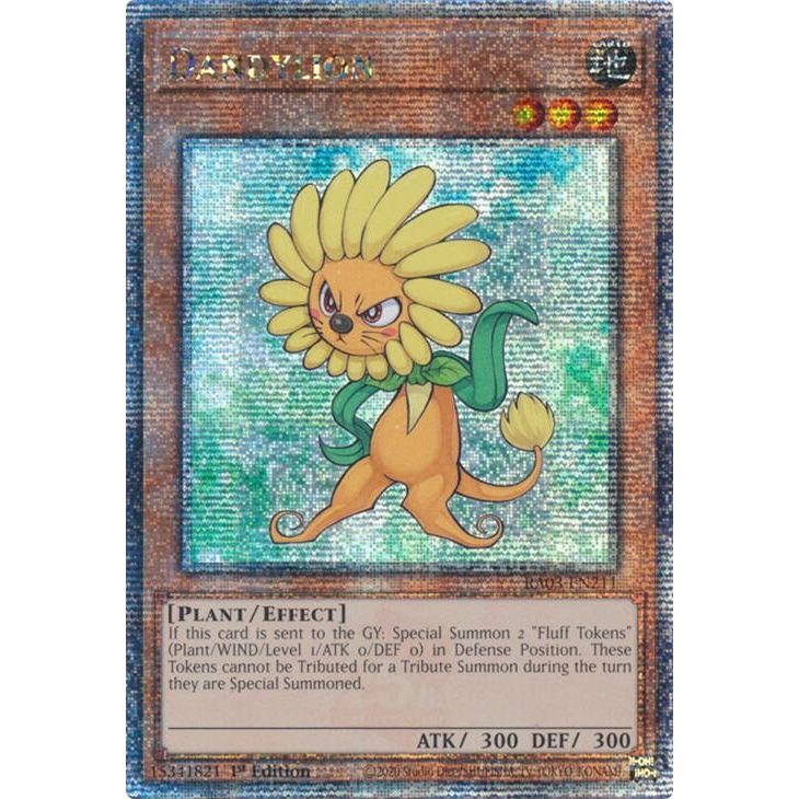 Image for Dandylion (Quarter Century Secret Rare) (RA03-EN211) - YuGiOh
