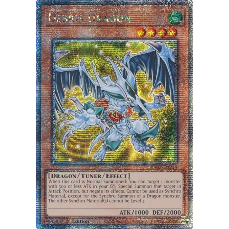 Image for Debris Dragon (Quarter Century Secret Rare) (RA03-EN214) - YuGiOh