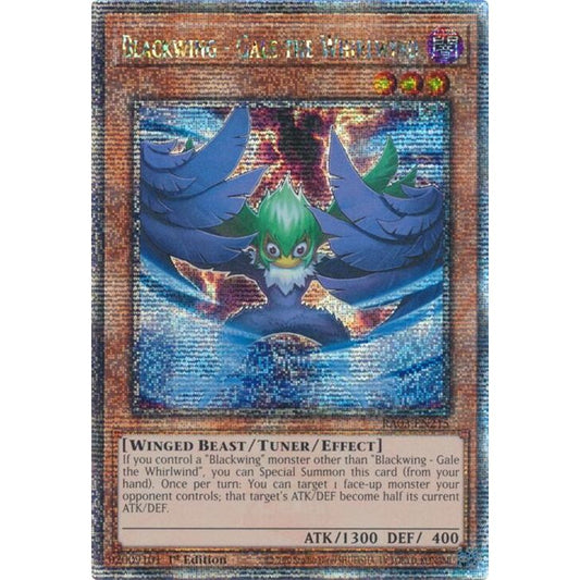 Image for Blackwing - Gale the Whirlwind (Quarter Century Secret Rare) (RA03-EN215) - YuGiOh