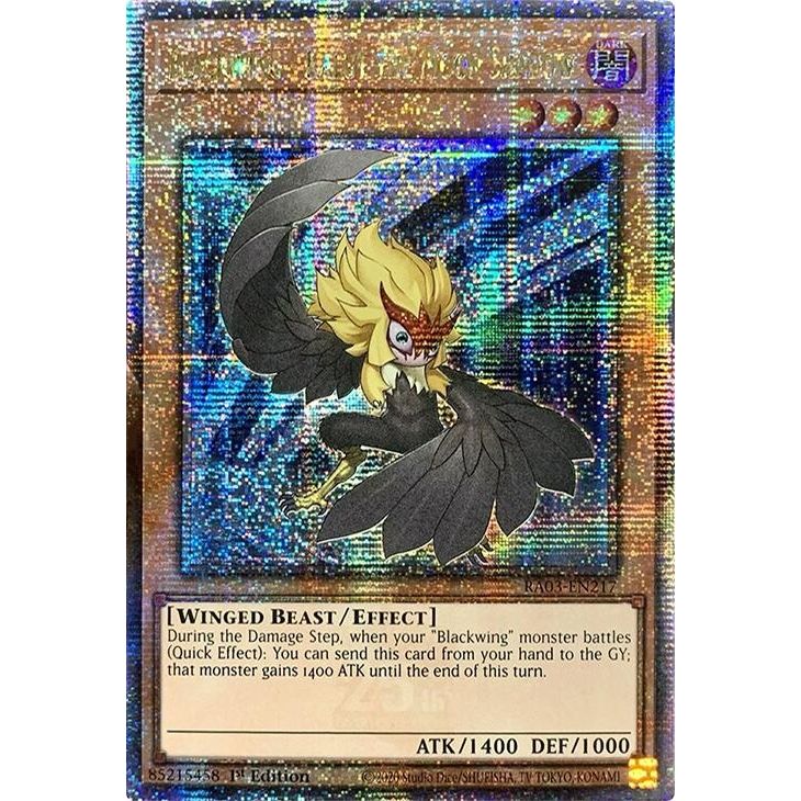 Image for Blackwing - Kalut the Moon Shadow (Quarter Century Secret Rare) (RA03-EN217) - YuGiOh