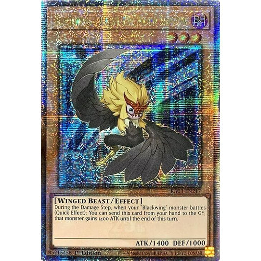 Image for Blackwing - Kalut the Moon Shadow (Quarter Century Secret Rare) (RA03-EN217) - YuGiOh