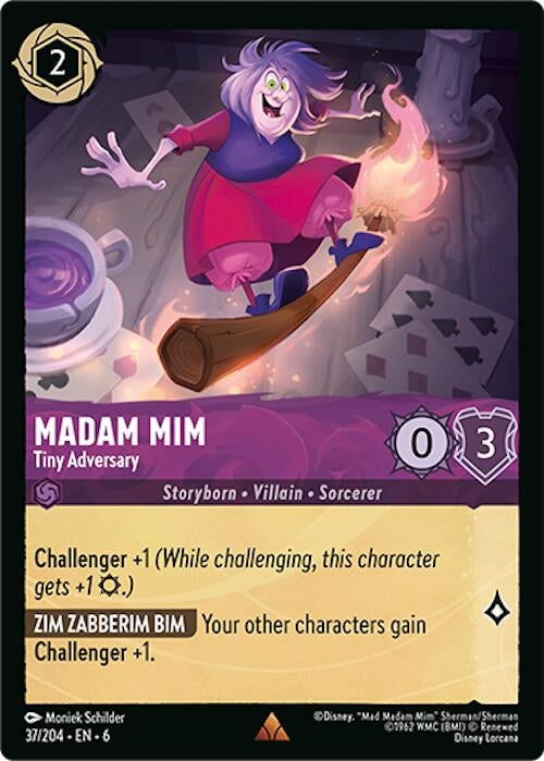 Image for Madam Mim - Tiny Adversary (37/204) (6) - Disney Lorcana