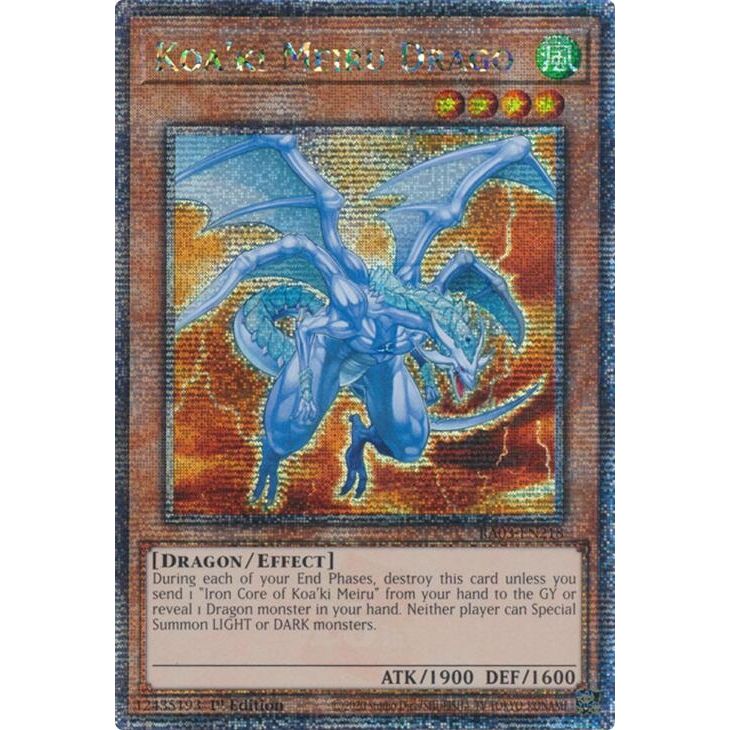 Image for Koa'ki Meiru Drago (Quarter Century Secret Rare) (RA03-EN218) - YuGiOh
