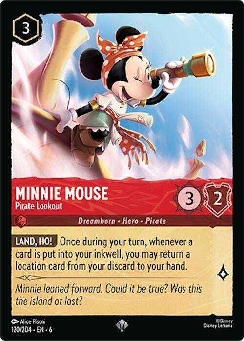 Image for Minnie Mouse - Pirate Lookout (120/204) (6) - Disney Lorcana