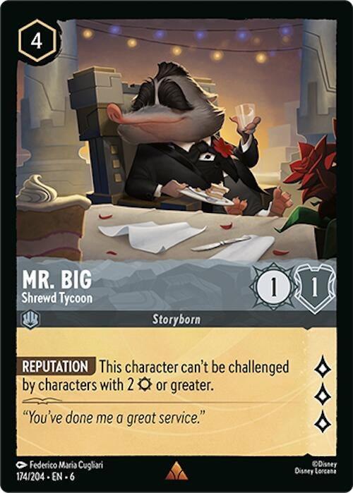 Image for Mr. Big - Shrewd Tycoon (174/204) (6) - Disney Lorcana
