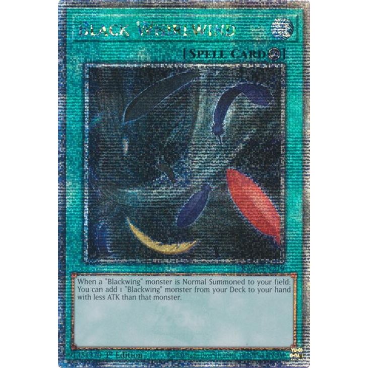 Image for Black Whirlwind (Quarter Century Secret Rare) (RA03-EN219) - YuGiOh
